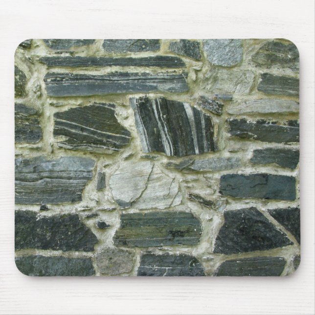 Old Stone Wall Photo Mouse Pad (Front)
