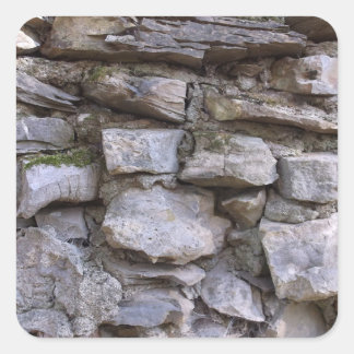 Old Stone Wall Square Sticker