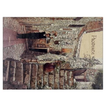 Old Street In Eze - Provence Cutting Board by myworldtravels at Zazzle
