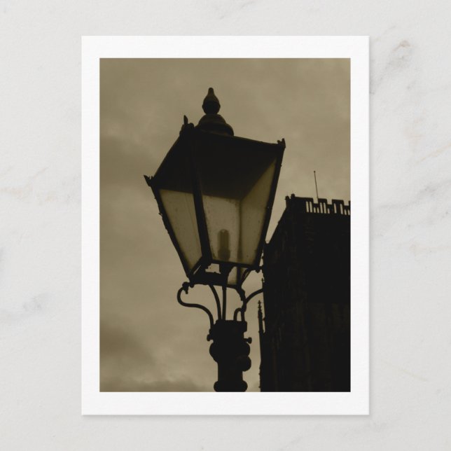 Old Street Lamp Postcard (Front)