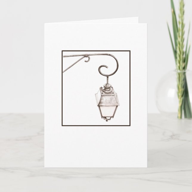 Old Street Light Card (Front)