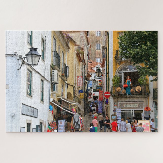 Old street, Sintra, Portugal Jigsaw Puzzle (Horizontal)