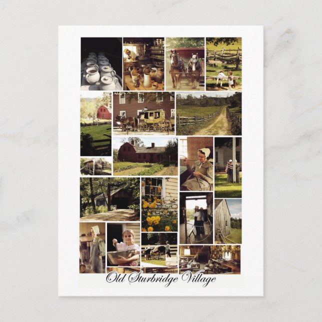 Old Sturbridge Village Postcard (Front)