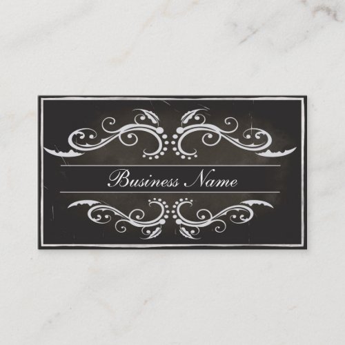 Old style Business Card 2 sides Template