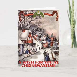 Old Style Christmas Card