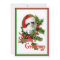 Old Style Christmas Kitten Season's Greetings