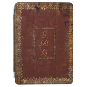 Old Style Gold And Leather iPad Air Cover