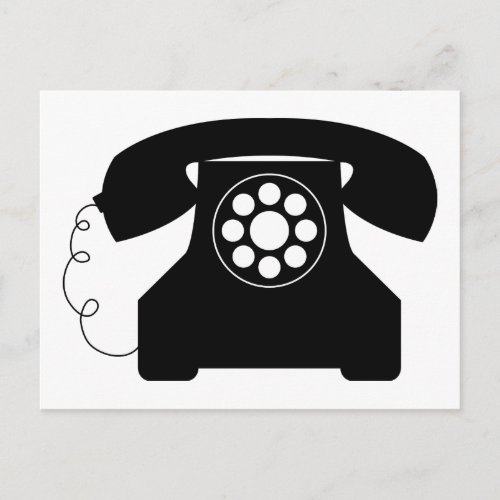 Old Style Telephone Postcard