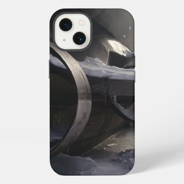 Old Submarine Iphone Case (Back)