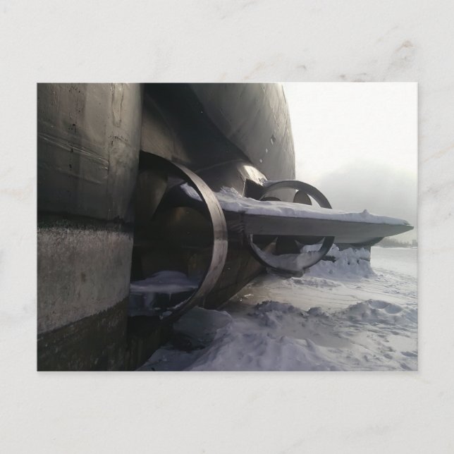 Old Submarine Postcard (Front)