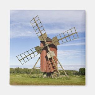 Old Swden Windmill Magnet