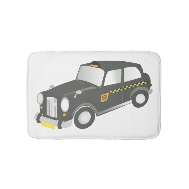 Old Taxi Bathroom Mat (Front)