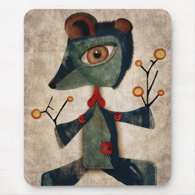 Old Teddy Bear  Mousepad (Front)