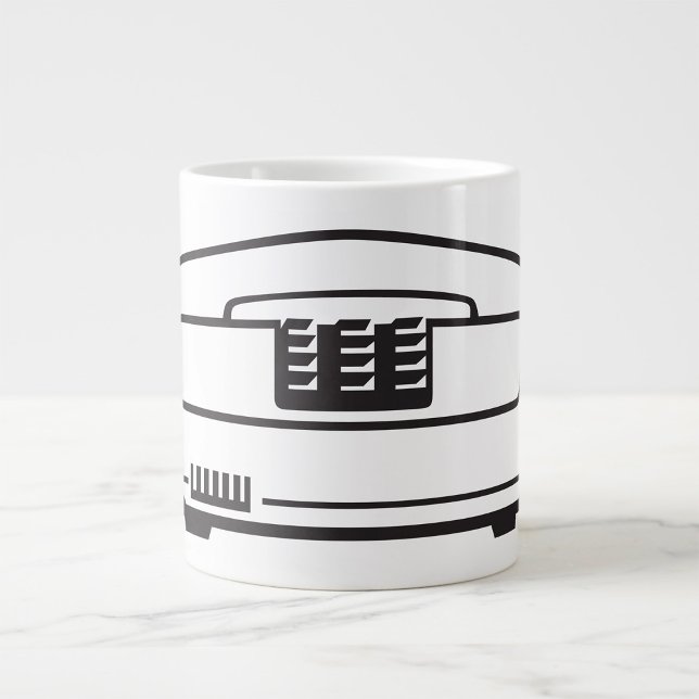 Old Telephone Symbol Giant Coffee Mug (Creator Uploaded)