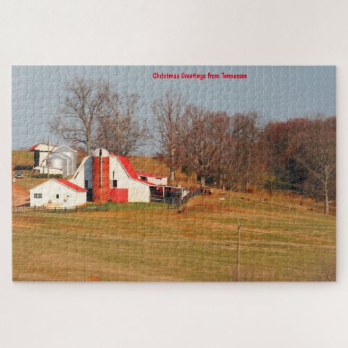 Old Tennessee Barns Jigsaw Puzzle