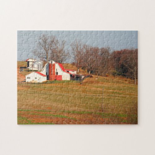 Old Tennessee Barns Jigsaw Puzzle