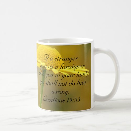 Old Testament Bible Scripture Quote â Leviticus 19 Coffee Mug