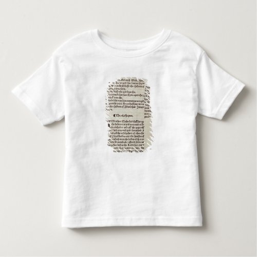 Old Testament text page Toddler T_shirt