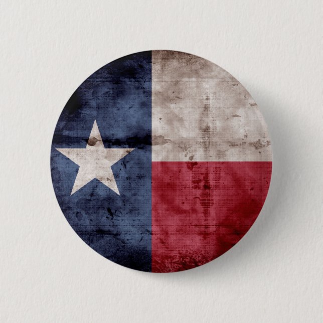 Old Texas Flag Button (Front)