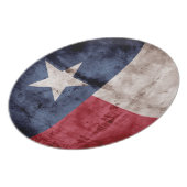 Old Texas Flag Dinner Plate (Left Side)