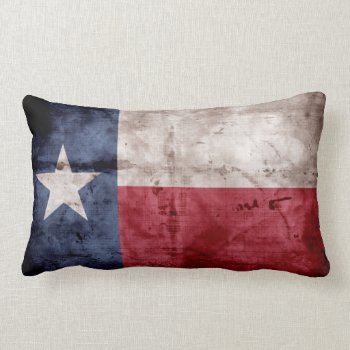 Old Texas Flag Lumbar Pillow by FlagWare at Zazzle
