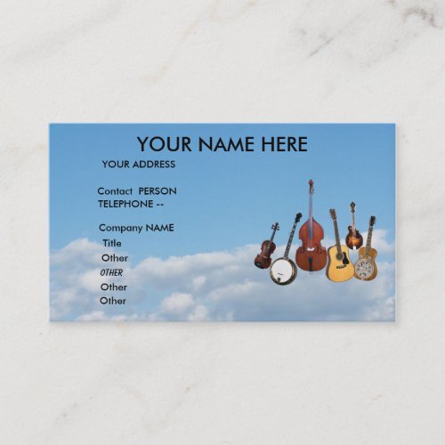 OLD TIME BAND-BUSINESS CARD