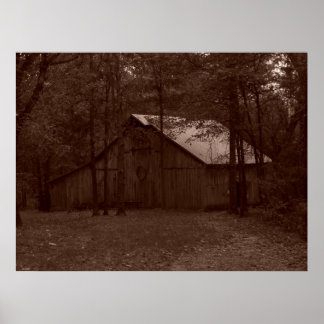 Old Time Barn Poster