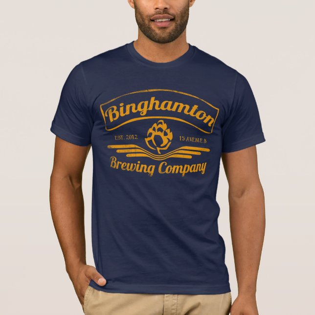 Old Time Binghamton Brewing Co T-Shirt (Front)