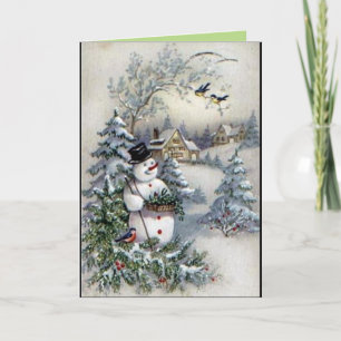 OLD TIME CHRISTMAS CARD