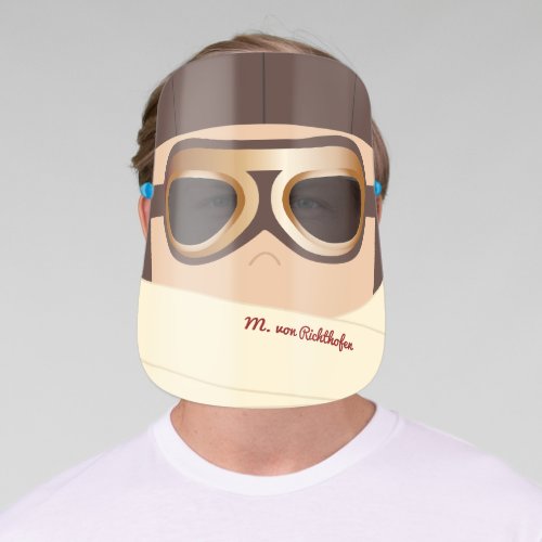 Old Time Flying Ace Face Shield