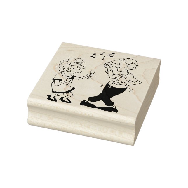 Old Time Fun Rubber Stamp (Stamp)