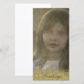 Old Time Gold Embellished Photo Card (Front/Back)