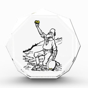 Old Time Gold Miner Prospector Acrylic Award