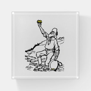 Old Time Gold Miner Prospector Paperweight