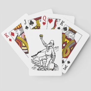 Old Time Gold Miner Prospector Poker Cards