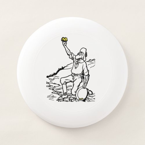 Old Time Gold Miner Prospector Wham_O Frisbee