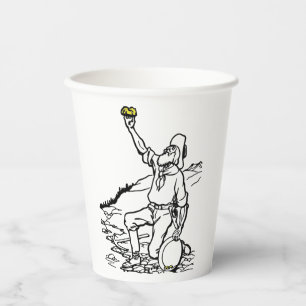 Old Time Gold Prospector Paper Cups