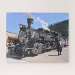 Old Timer At The Silverton, Colorado, Train Stop Jigsaw Puzzle at Zazzle