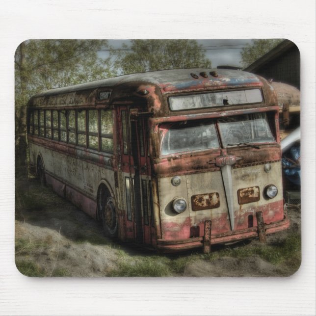 Old Timer Bus Mouse Pad (Front)