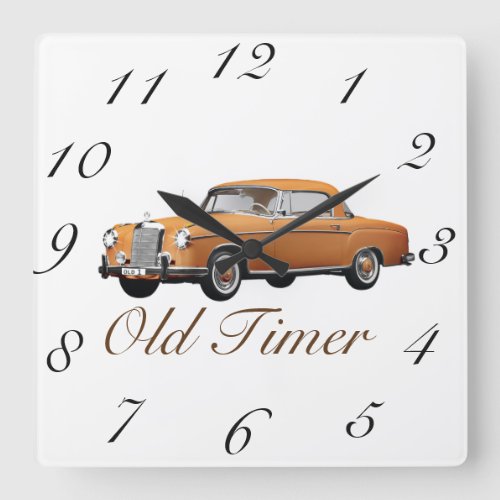 Old Timer Classic Car Wall Clock