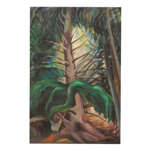 Old Timer  Emily Carr  Wood Wall Art