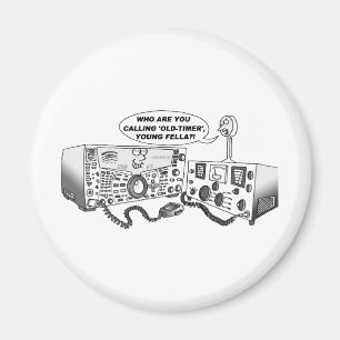 Old Timer Radio Magnet