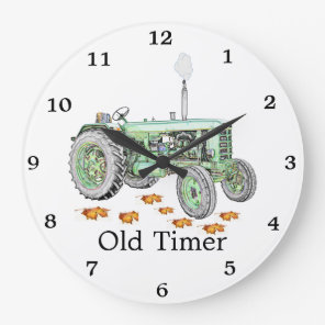 Old Timer Tractor Clock