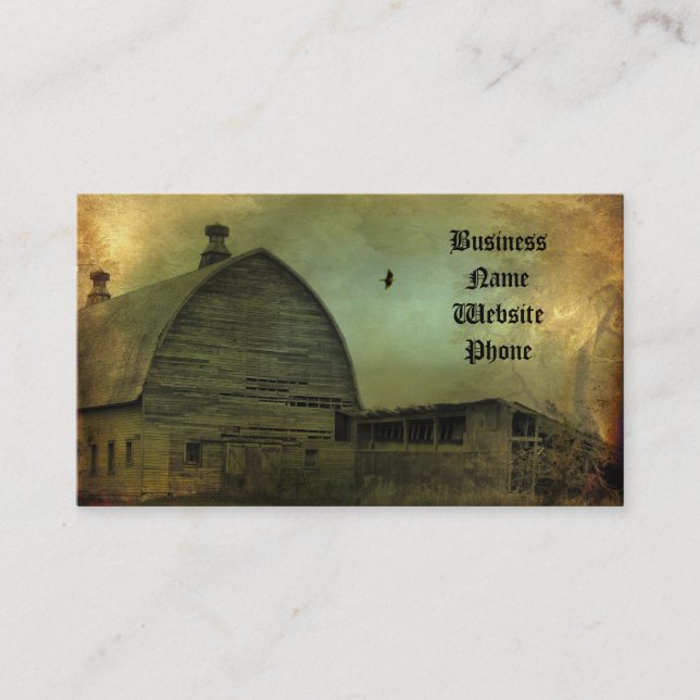 Old Times Business Card (Front)