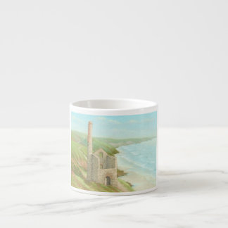 Old Tin Mine, Coast Path, Cornwall Espresso Mug