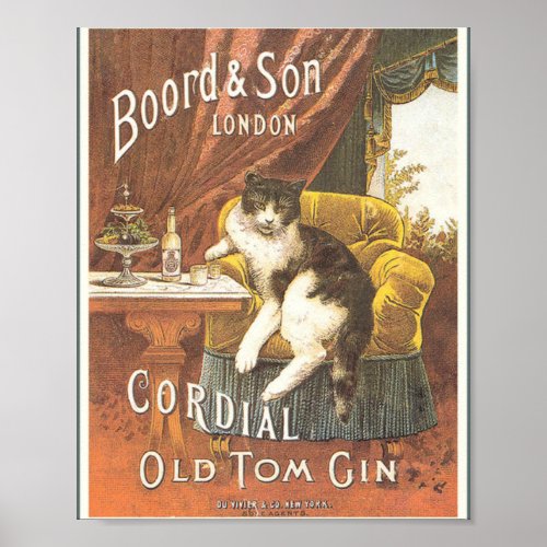 Old Tom Gin Poster