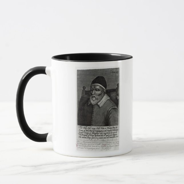 Old Tom Parr, 1635 Mug (Left)