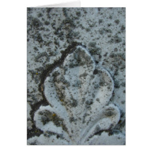 Old Tombstone Decoration, Blank Inside