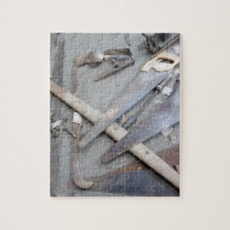 Old Tool Photo Puzzle with Gift Box