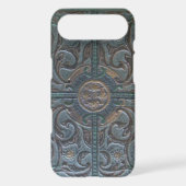 Old Tooled Leather Relic Case-Mate iPhone Case (Back)